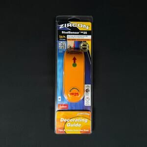 Zircon StudSensor HD25 Stud Finder with Decorating Guide - New